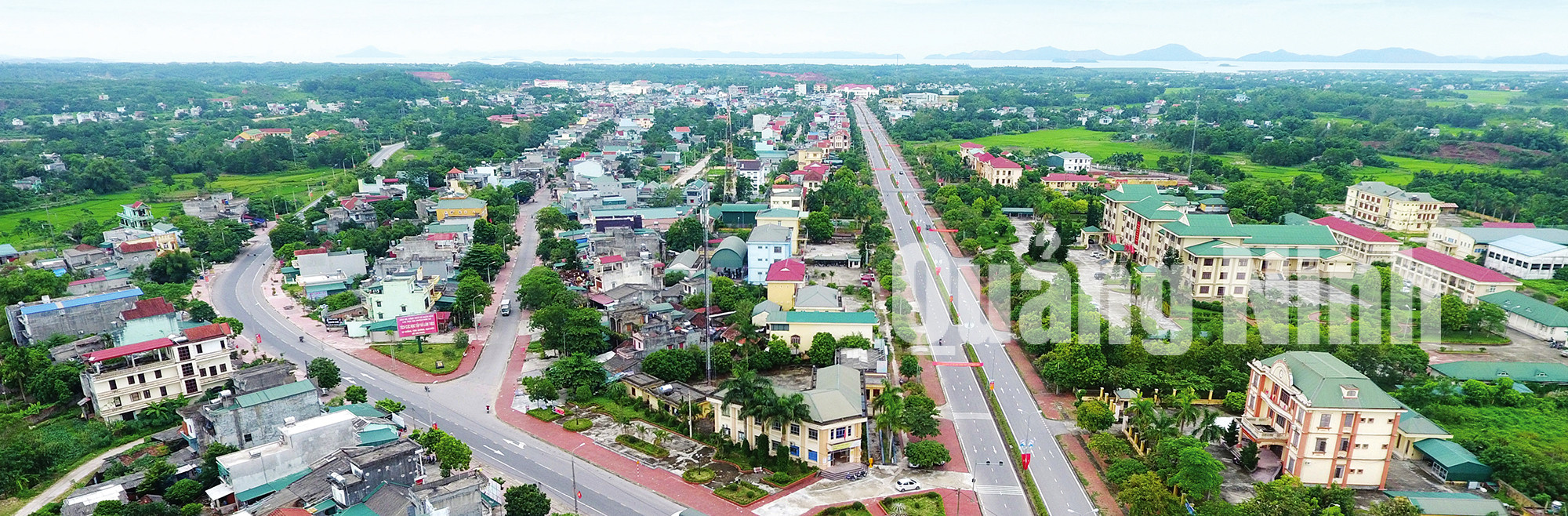 Huyện Đầm Hà (7-2019). Ảnh: Khánh Giang