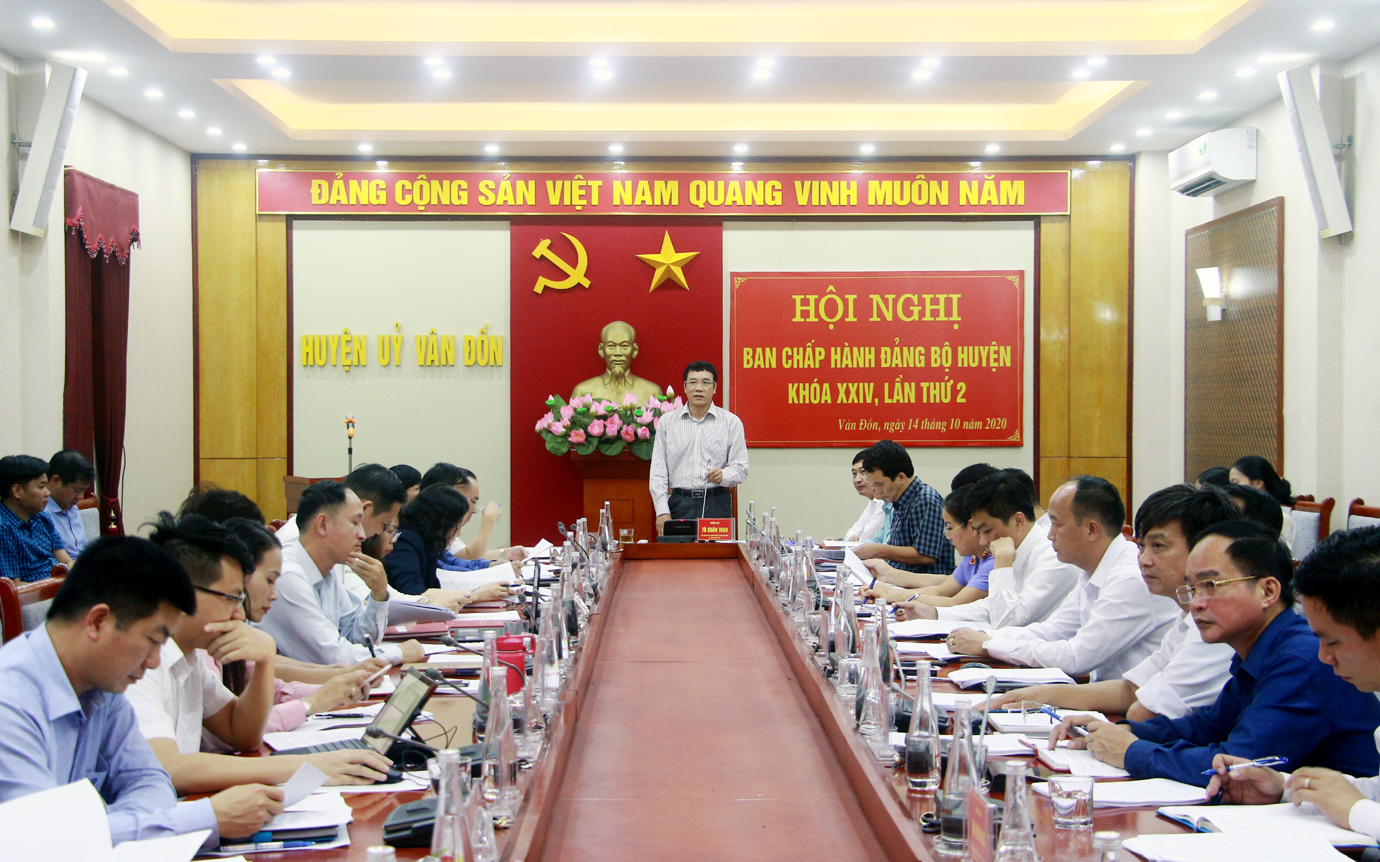 Hội nghị lần thứ II, BCH Đảng bộ huyện Vân Đồn khóa XXIV, nhiệm kỳ 2020-2025.
