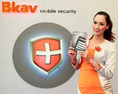 Bkav cho ra mắt phần mềm bảo mật trên điện thoại. Ảnh: Huy Hoàng.