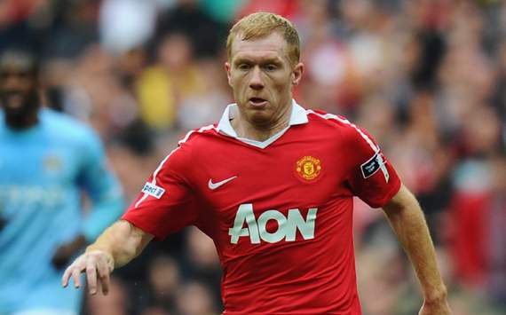 Paul Scholes - Người đã từng rất nhiều lần tham dự trận derby với Manchester City