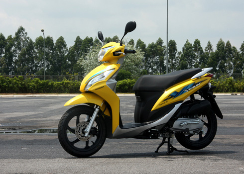 Honda Vision 110 (trong ảnh) sắp có đàn em 50 phân khối.