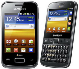  Ảnh: bộ đôi điện thoại Samsung