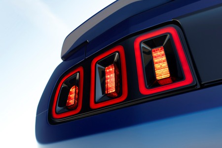 Đèn hậu LED của xe Mustang GT phiên bản 2013
