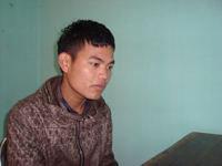 Đối tượng Nguyễn Đăng Minh kể lại quá trình xảy ra vụ án tại cơ quan điều tra.