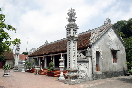 Chùa Cảnh Huống - một điểm nhấn trong tour “Du lịch Làng quê Việt” ở xã Yên Đức (Đông Triều).