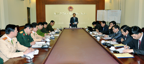 Đồng chí Đặng Huy Hậu, Phó Chủ tịch UBND tỉnh kết luận tại hội nghị.