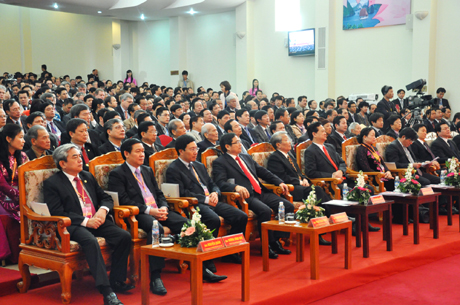 Các đại biểu dự Hội nghị Xúc tiến đầu tư Quảng Ninh năm 2012.