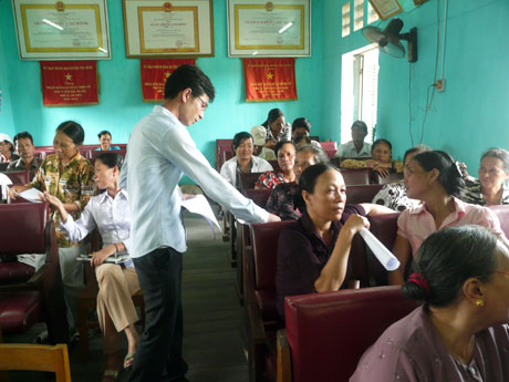 Buổi trợ giúp pháp lý lưu động tại phường Phong Cốc (TX Quảng Yên)