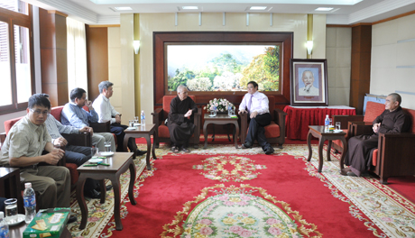 Quang cảnh buổi tiếp.