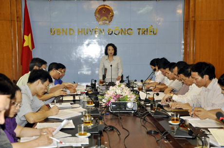 0499: Đồng chí Vũ Thị Thu Thuỷ, Phó Chủ tịch UBND tỉnh kết luận chỉ đạo tại hội nghị.
