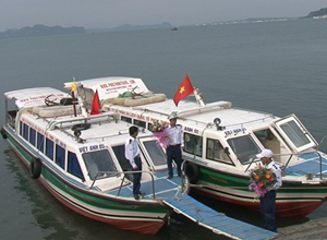 Tuyến tàu cao tốc Hạ Long - Cát bà chính thức đi vào vận hành