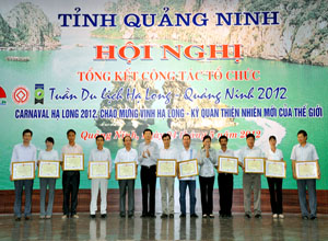 Tổng kết công tác tổ chức Tuần Du lịch Hạ Long- Quảng Ninh 2012