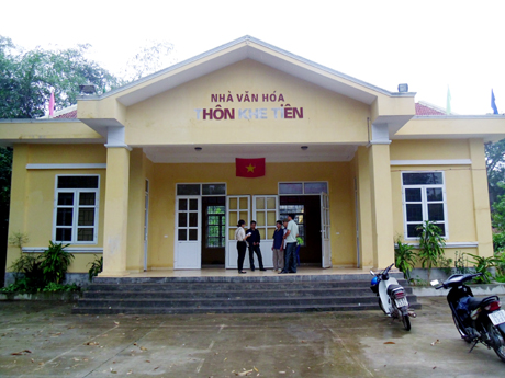 Nhà văn hoá thôn Khe Tiên, xã Yên Than (Tiên Yên) được hoàn thành, đưa vào sử dụng năm 2011.