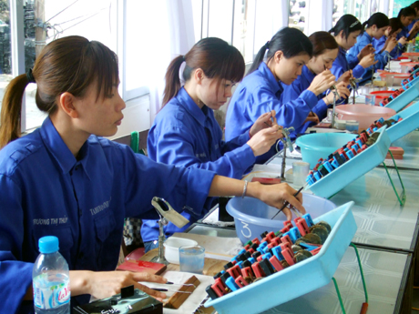 Công ty Tai Heiyo Việt Nam (Vân Đồn) là một doanh nghiệp ngoài nhà nước đã thành lập được CĐCS, hoạt động rất hiệu quả.