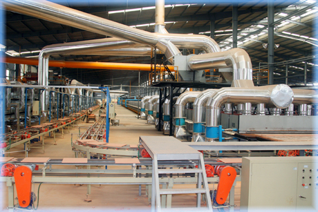 Đầu tư công nghệ sản xuất hiện đại tại Công ty CP Tập đoàn Hoàng Hà.