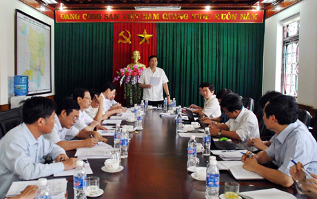 Đồng chí Nguyễn Đức Long, Phó Bí thư Tỉnh uỷ, Chủ tịch HĐND tỉnh kết luận buổi làm việc.