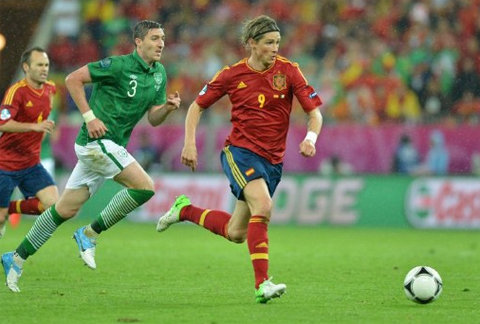 Torres hồi sinh, Tây Ban Nha đè bẹp Ireland