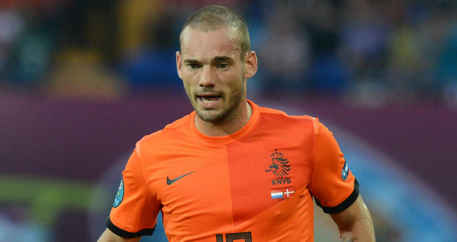 Sneijder gây thất vọng trong 2 trận đấu đầu tiên - Ảnh AP