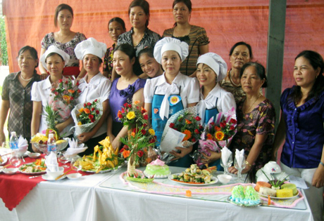 Hội LHPN TP Hạ Long phối hợp tổ chức hội thi nấu ăn trong hội viên, phụ nữ.