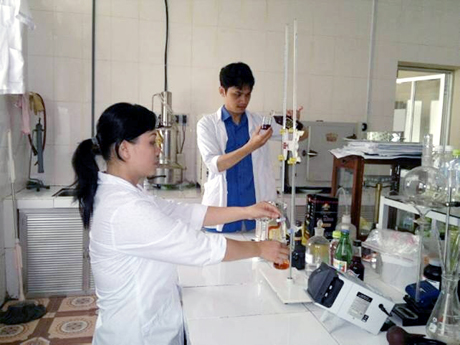 ĐVTN Công ty CP Xây dựng và Sản xuất Bia - Rượu - NGK Cẩm Phả tích cực nghiên cứu khoa học, ứng dụng vào thực tế sản xuất.