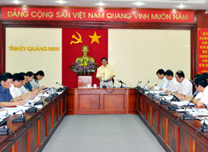 Thường trực Tỉnh ủy giao ban thường kỳ