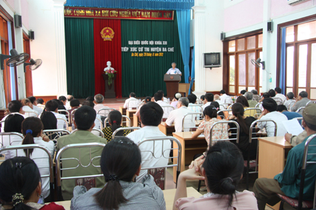 đồng chí Trần Xuân Hòa, đại biểu Quốc hội khóa XIII tỉnh Quảng Ninh