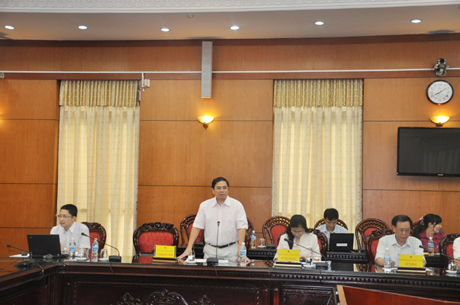 Thường trực Tỉnh uỷ làm việc với Thường trực Uỷ ban Kinh tế của Quốc hội về Đề án phát triển tỉnh Quảng Ninh