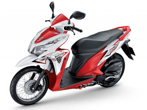 Honda Click 125i Thái với công nghệ tiết kiệm nhiên liệu Idling Stop.
