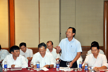 Đồng chí Nguyễn Hữu Từ, Phó Chánh Văn phòng T.Ư Đảng phát biểu tham gia vào Đề án của phát triển tỉnh Quảng Ninh
