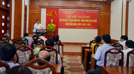 đồng chí Nguyễn Đức Long, Phó Bí thư Tỉnh ủy, Chủ tịch HĐND tỉnh.