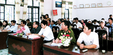 Hai dòng họ Phạm và Nguyễn tổ chức hội nghị triển khai thực hiện quy ước, hương ước thực hiện mô hình tự quản ANTT.