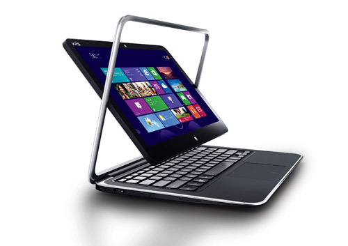 Dell XPS 12 là một trong những model đầu tiên thuộc dòng convertible laptop chạy Windows 8.