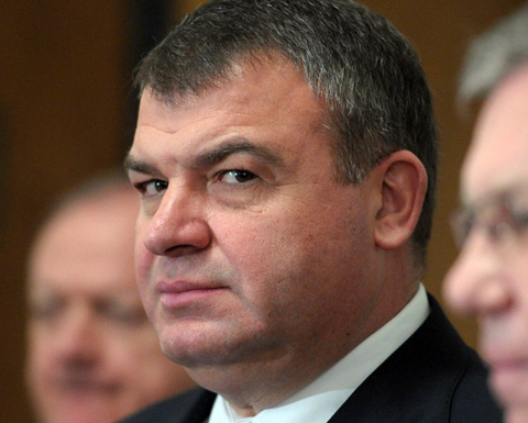Bộ trưởng Quốc phòng Anatoly Serdyukov vừa bị cách chức. Ảnh: RIA Novosti