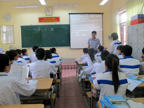 Đổi mới phương pháp giảng dạy và ứng dụng CNTT là “bí quyết” tạo nên “thương hiệu” tiếng Trung ở Trường THPT Trần Phú.