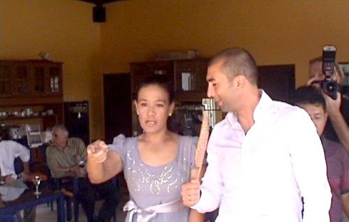 Bức hình hiếm hoi của vợ chồng Di Matteo