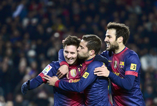 Messi và Barca quả thực bất khả chiến bại - Ảnh Getty