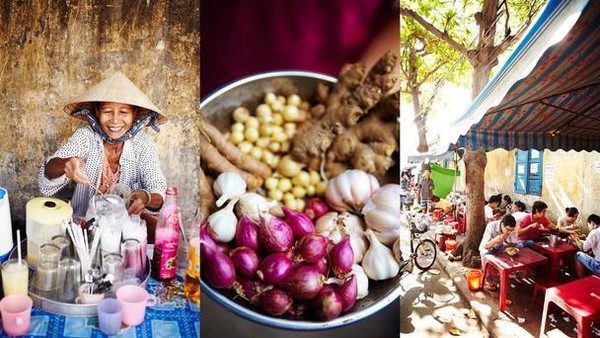 Hoi An town is regarded as the culinary center of Vietnam and selling street food is a thriving business. The sellers process the same cuisines  day after day for many years, to become more skilled and create their own brands.