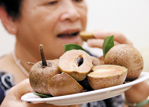 Lượng vitamin B5, B6, B3... có trong quả hồng xiêm giúp cho hệ thần kinh phát triển. 
