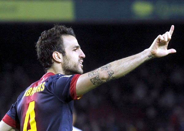 Fabregas đã có một trận đấu không thể hoàn hảo hơn