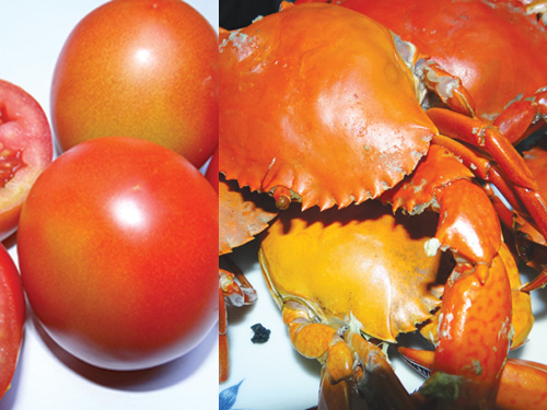 Cà chua, hải sản tốt cho sức khỏe nam giới 