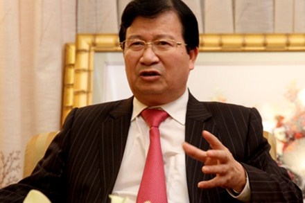 Bộ trưởng Bộ Xây dựng Trịnh Đình Dũng. Ảnh: Tiền Phong