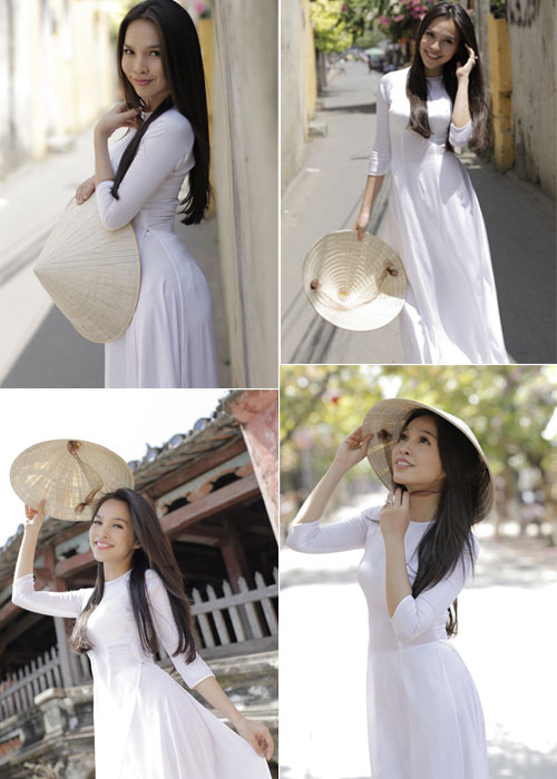Hiền Thục trẻ trung và trong sáng. 