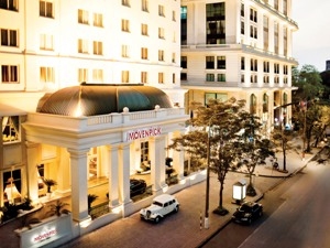  Khách sạn Mövenpick Hà Nội tọa lạc trên phố Lý Thường Kiệt. (Nguồn ảnh: Mövenpick)