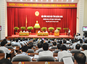 Khai mạc kỳ họp thứ 9, HĐND tỉnh khoá XII