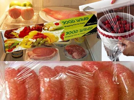 Màng bọc thực phẩm sẽ gây hại nếu sử dụng không đúng (ảnh minh họa)