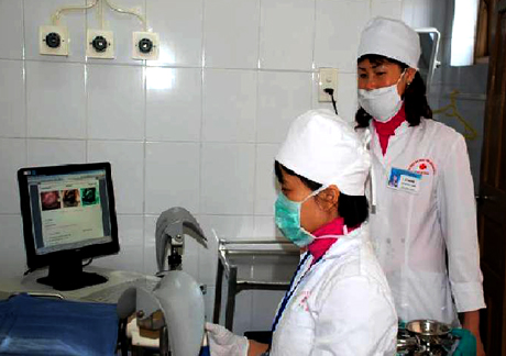 Ảnh soi cổ tử cung tại Bệnh viện đa khoa tỉnh Quảng Ninh