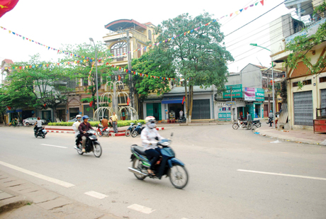 Đô thị Quảng Yên đang được đầu tư ngày càng khang trang.