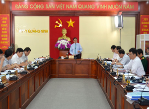 Ban Thường vụ Tỉnh ủy cho ý kiến về Quy hoạch môi trường tổng thể tỉnh Quảng Ninh