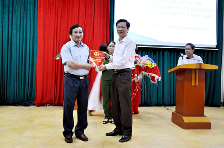 Đồng chí Nguyễn Văn Đọc, Phó Bí thư Tỉnh ủy, Chủ tịch UBND tỉnh