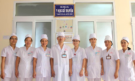 Các Y, bác sĩ Khoa Y học Cổ truyền, Bệnh viện đa khoa tỉnh Quảng Ninh